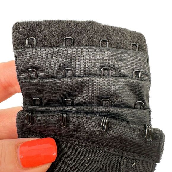 Cacique Bra 40F Lightly Lined Full Coverage Black Underwired Back Closure Bra - Picture 9 of 11